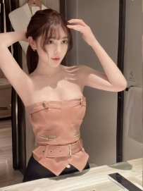 櫃姐短期兼職膚白氣質漂亮妹妹！小優 163cm・46kg・D罩杯・24歲